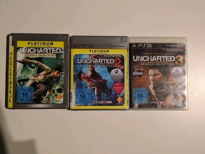  Uncharted 1, 2 & 3 Trilogy Sony Playstation 3 PS3 Game Bundle  *Getestet*