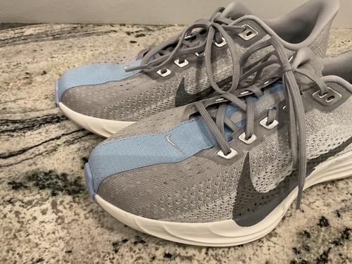 Nike Womens Pegasus Turbo Running Shoes Gray White Blue 10 - Picture 3 of 10
