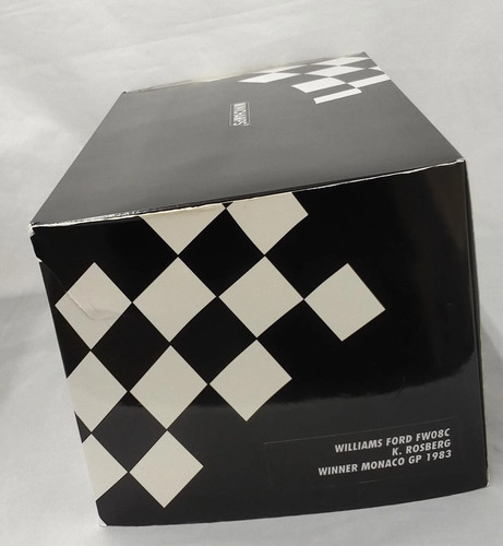 1/18 Minichamps Williams Ford FW08C #1 White K.Rosberg w/ Box From Japan - Picture 10 of 14