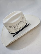 Cody Johnson Straw Ribbon Tie Cowboy Hat, Natural Men's Size 7 1/8