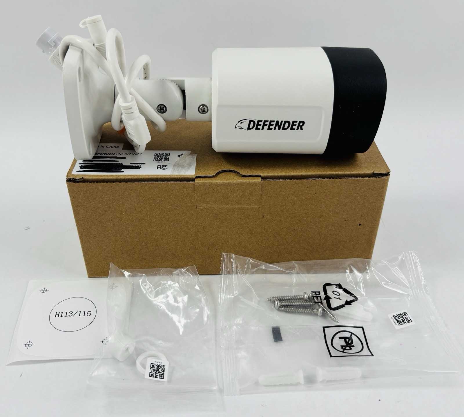 Defender Sentinel 4K UHD PoE Security Camera NS8MPCB1 Metal Wired Night Vision