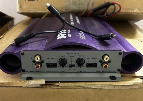 Boss Audio Systems AVA-500M Mosfet High Power 2 Ohm Stereo Amplifier ~ Untested - Picture 3 of 8