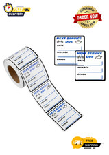 300PCS Car Oil Change Stickers for Windshield, Next Service Due Sticker,2"x2"