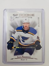 2021-22 SP Retail SP Rookie Authentics 0814/1199 Scott Perunovich #115 