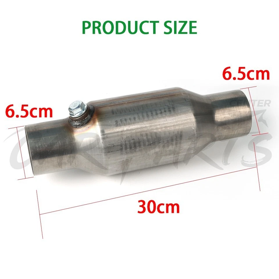 2.5" Universal High Flow Performance Stainless Catalytic Converter 425250 2Pcs — 第 3/4 张图片