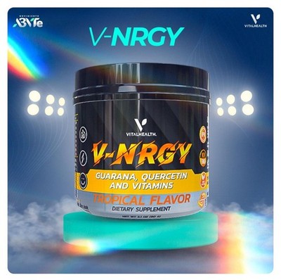 V-NRGY Natural Energy Booster | Focus, Mood & Stamina Support | No Crash |