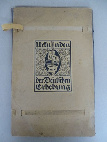 Urkunden der Deutschen Erhebung Faksimiledrucken - Schulze - Militär Lieder 1913