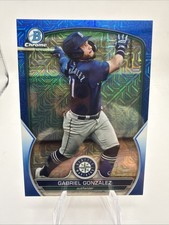 2023 Gabriel Gonzalez Bowman Chrome Mojo #BCP-213   /150 Seattle RC
