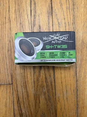 Sky High Car Audio SH-TW3S 1.18in Titanium Dome Tweeter 30W RMS