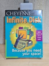 Vintage Cheyenne Software Inifinite Disk Windows 95 Stellar 1996 Big Box Sealed