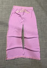Vintage Y2K Victoria s Secret PINK Wide Leg Light Sweat Pants Size M