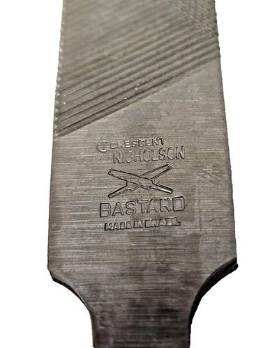 03566NN Nicholson 8" Flat Bastard File Double Cut - Picture 6 of 9