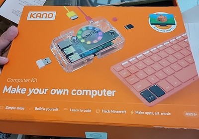 KANO Make Your Own Computer Kit Raspberry Pi 3 With Keyboard