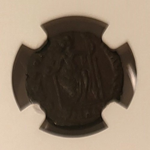 Western Roman Empire Valentinian II AD 375-392 AE3 Nummus Constantinople VF NGC - Picture 4 of 4