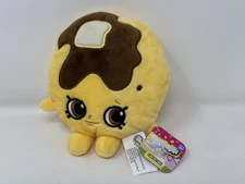 Shopkins Pancake Jake Bean Plush Toy Soft 6" 2016 Girl Boy NWT Moose Enterprise