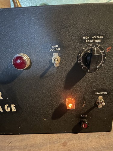 Vintage Hi-Voltage Power Supply Has Been Tested See Description For More Info - Picture 12 of 18
