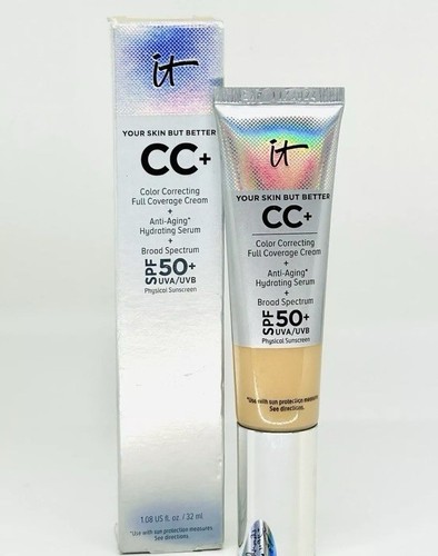 It Cosmetics Your Skin But Better CC+ Full Coverage Foundation SPF 50 Medium NIB