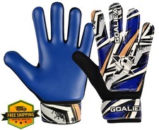 Soccer Goalie Gloves Kids Boys Youth 4mm Super Grip Palm