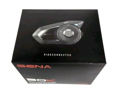 SENA 30K HD Bluetooth Motorcycle Communication System - Single