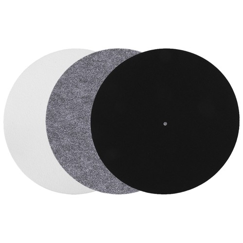 3 Pcs Record Player Felt Pad Felted Turntable Platter Slipmat Vinyl - 第 8/12 張圖片