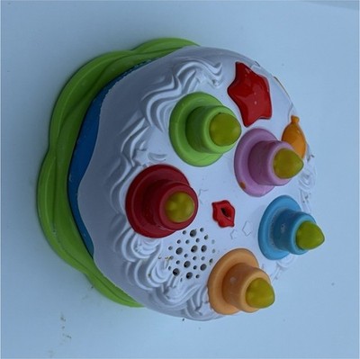 Colorful Pretend Play Birthday Cake Toy for Ages 1-4 Years