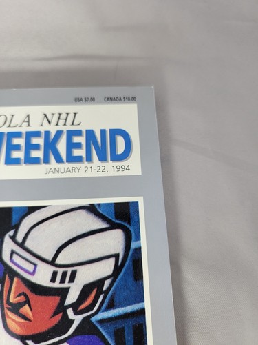 1994 NHL All Star Game Program Madison Square Garden Score Card Inc - Picture 4 of 10