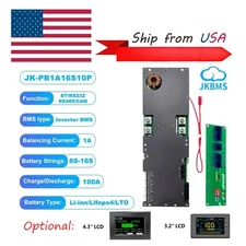 JKBMS Inverter BMS 8S-16S 100A/200A  Active Balance Home Energy Storage BMS lot