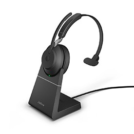 Jabra Evolve2 65 USB-A MS Mono Headset with Charging Stand - Picture 1 of 2