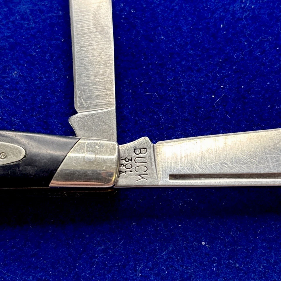 Cuchillo Buck Raro EE. UU. Cuchillos 301 Stockman De Colección Insignia WINCHESTER Usado Sin Caja Foto 4 de 4