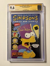 Simpsons Comics And Stories #1  CGC 9.6 SS WP Signed by Bill Morrison!