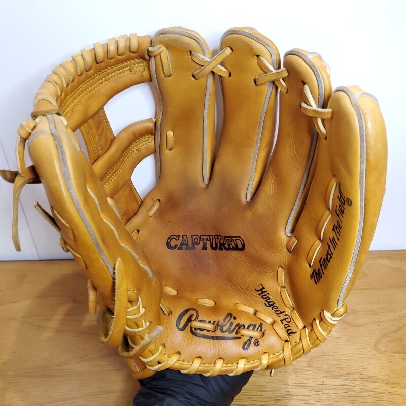 Rawlings HingelPad グローブ ブラウンレザー Rawlings Brown Leather Baseball Glove See Pics For Size
