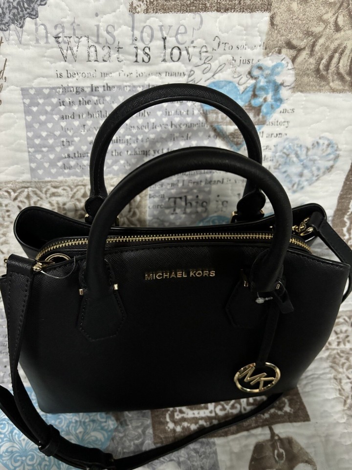 MICHAEL KORS CAMILLE MEDIUM SATCHEL SHOULDER CROSSBODY LEATHER BAG