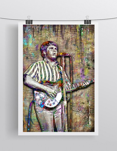 CARL WILSON BEACH BOYS Poster, Beach Boys Tribute Print kostenloser Versand USA - Bild 2 von 8