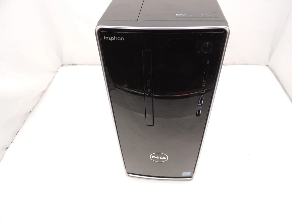 Dell Inspiron 3668 Core i5 7400 1x 8GB 2TB DVDRW Wifi Bluetooth Desktop Tower - Image 3 of 4