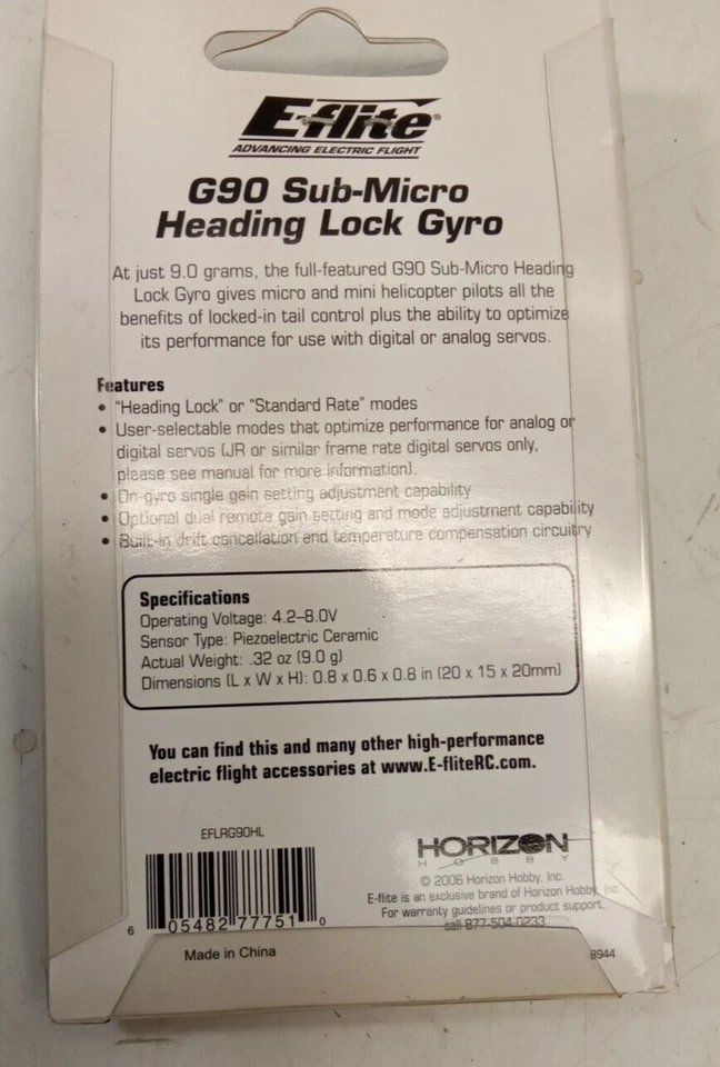 E-Flight G90 Sub-Micro Heading Lock Gyro EFLRG90HL - Image 4 of 4