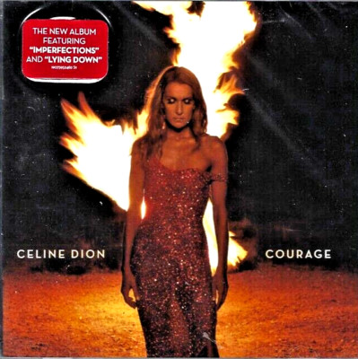 Celine Dion, Courage NEW! CD 16 Tracks Imperfections, Lying Down,Perfect Goodby
