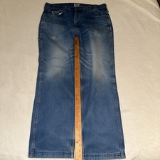 Tyndale FRMC Men's Fire Resistant Denim Work Jeans Blue Size 38x30 USA Made