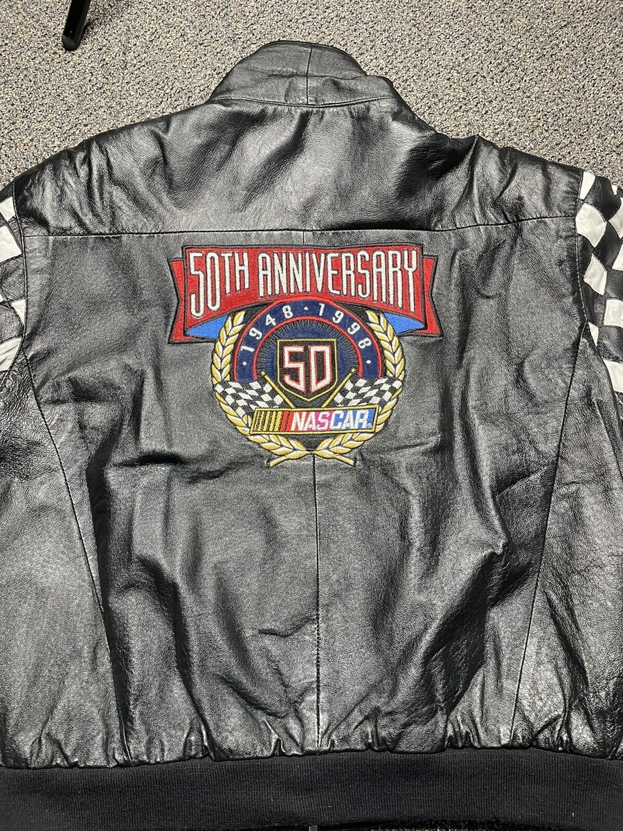 Vintage 1998 Jeff Hamilton NASCAR 50th Anniversary Jacket Vintage 1998 Jeff Hamilton NASCAR 50th Anniversary Jacket
