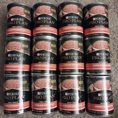 12x Purina Pro Plan Dog Food Carrots Meat Wet Adult Dogs Chicken 13 Oz Cans