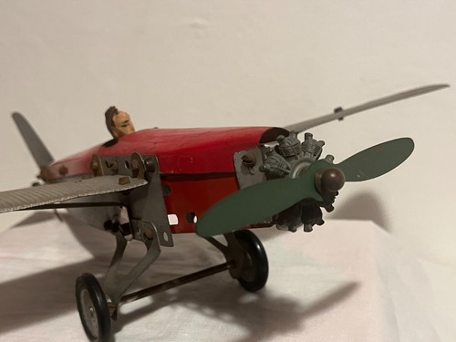 GIOCATTOLO IN LATTA AEREO MILITARE ITALIANO AEROPLANO VINTAGE EPOCA - Foto 3 di 17