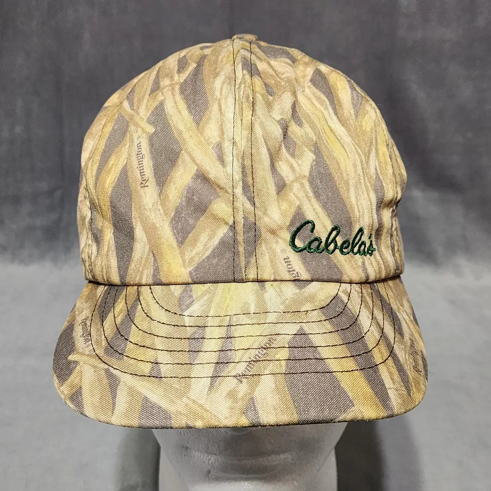 Vintage Cabelas Camo Hat trapper ear flap hat Insulated Size Small Cap - Image 3 of 4