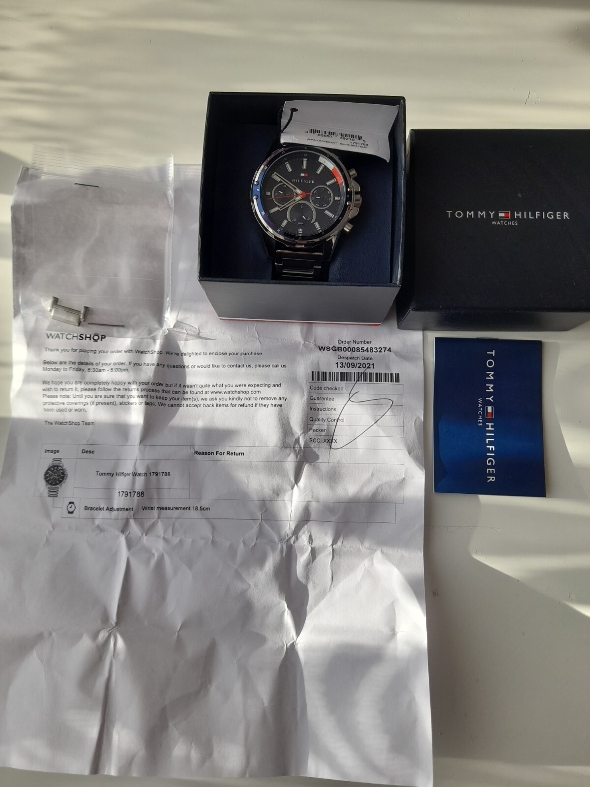 Tommy Hilfiger Mason 45mm Stainless Steel Case and Strap Men's Wristwatch