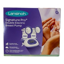 New Lansinoh Signature Pro Double Electric Breast Pump - White/Purple