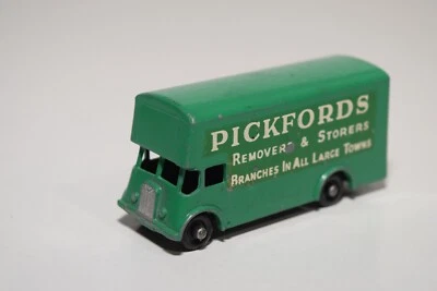 A96 1:64 3 INCH MATCHBOX LESNEY 46 PICKFORDS REMOVE VAN TRUCK GREEN EXCELLENT - Photo 1/4