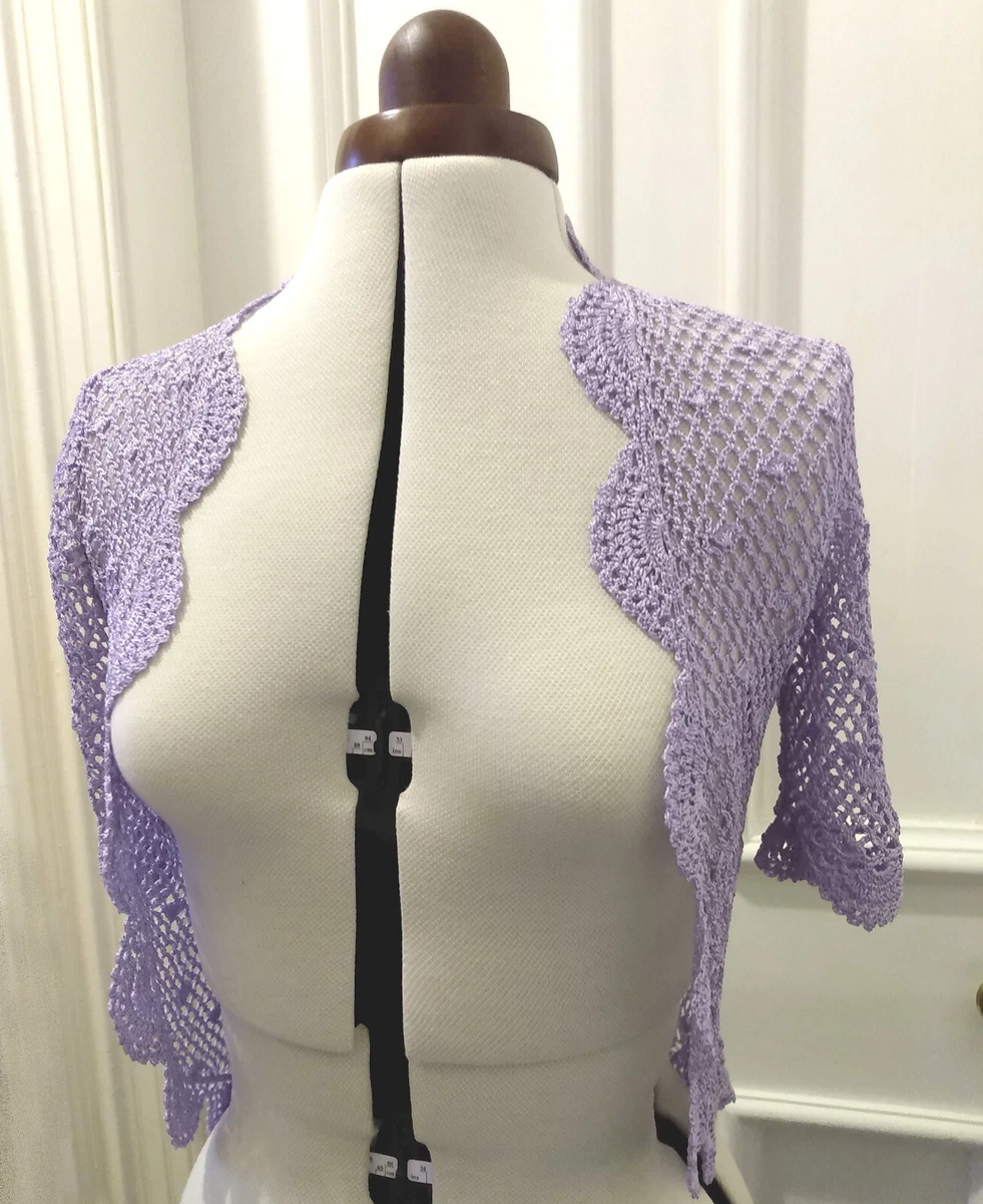 Plum top shrug bolero