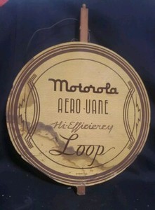Motorola Areo-Vane Hi Efficiency Loop Sign That Was In The Turn Table / Jukebox
