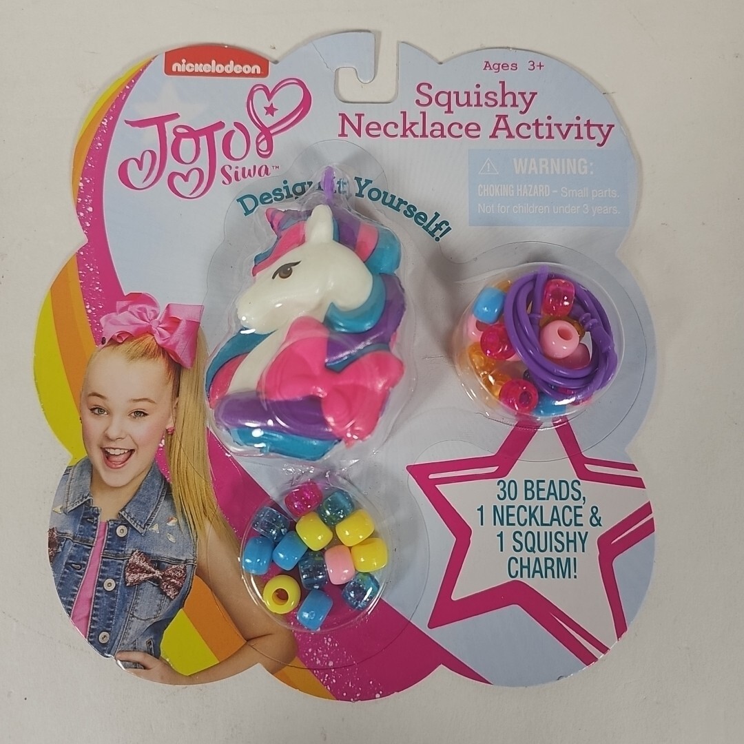 2019 NICKELODEON JOJO SIWA DESIGN IT YOURSELF SQUISHY NECKLACE ACTIVITY  SEALED