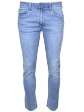 Buffalo David Bitton Super Max-X Jeans Sanded Indigo Men's Super Skinny