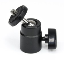 360  Mini Tripod Ball Head,   Screw Thread Base Mount w Rubber Padding