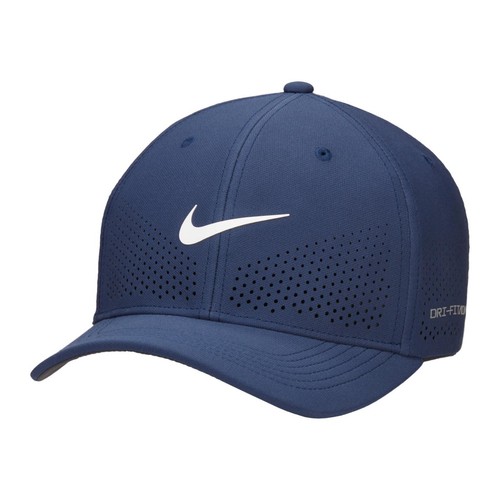 L/XL Nike Rise Hat Cap Dri Fit ADV Flex FB5633-410 Navy Blue Training Golf